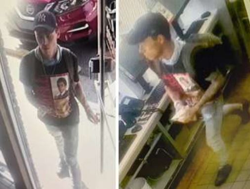 Dominos theft suspect Dominos theft suspect