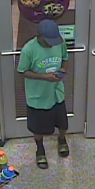 Lakeland Septic credit card theft male suspect